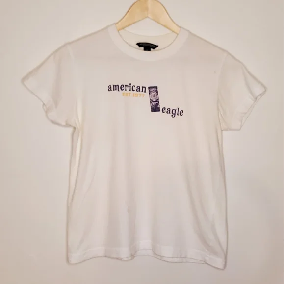 Purple and Yellow Tiki Graphic AE T-Shirt - Picture 6 of 7